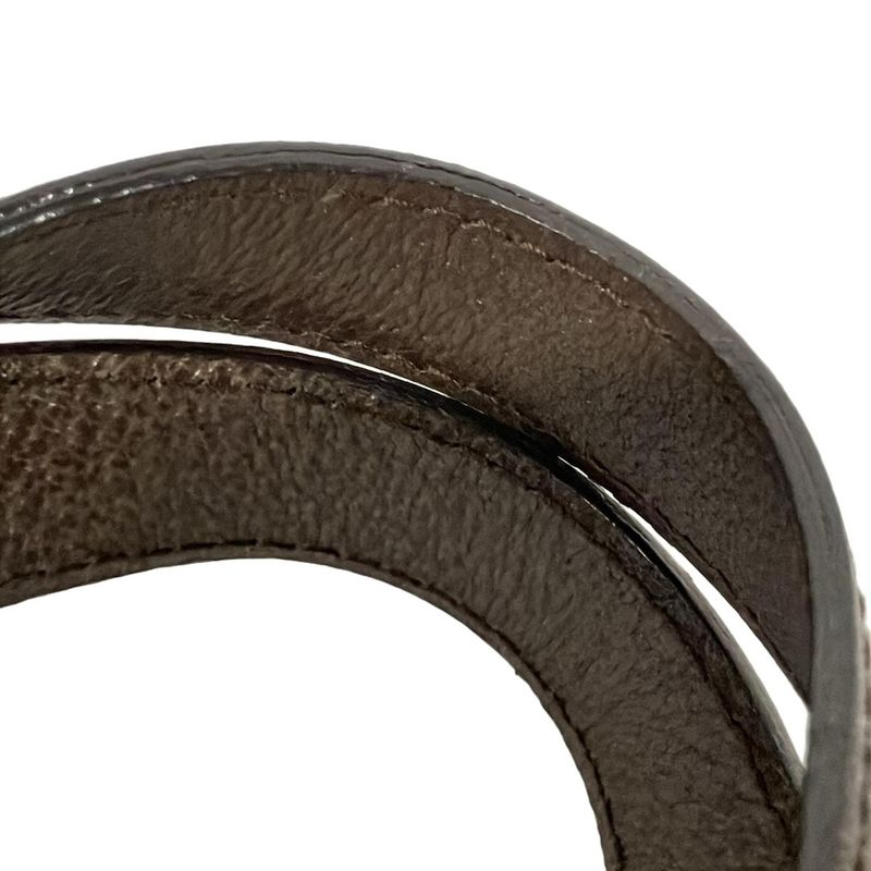 Bvlgari Boston Bag Logomania Beige And Dark Brown Leather