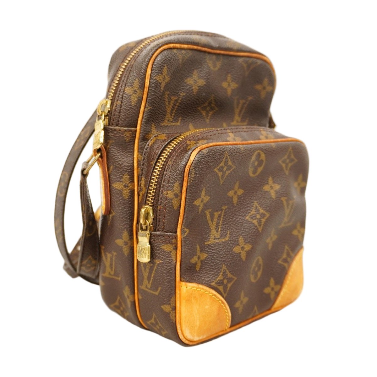Louis Vuitton Shoulder Bag Monogram Amazon Brown — view 2
