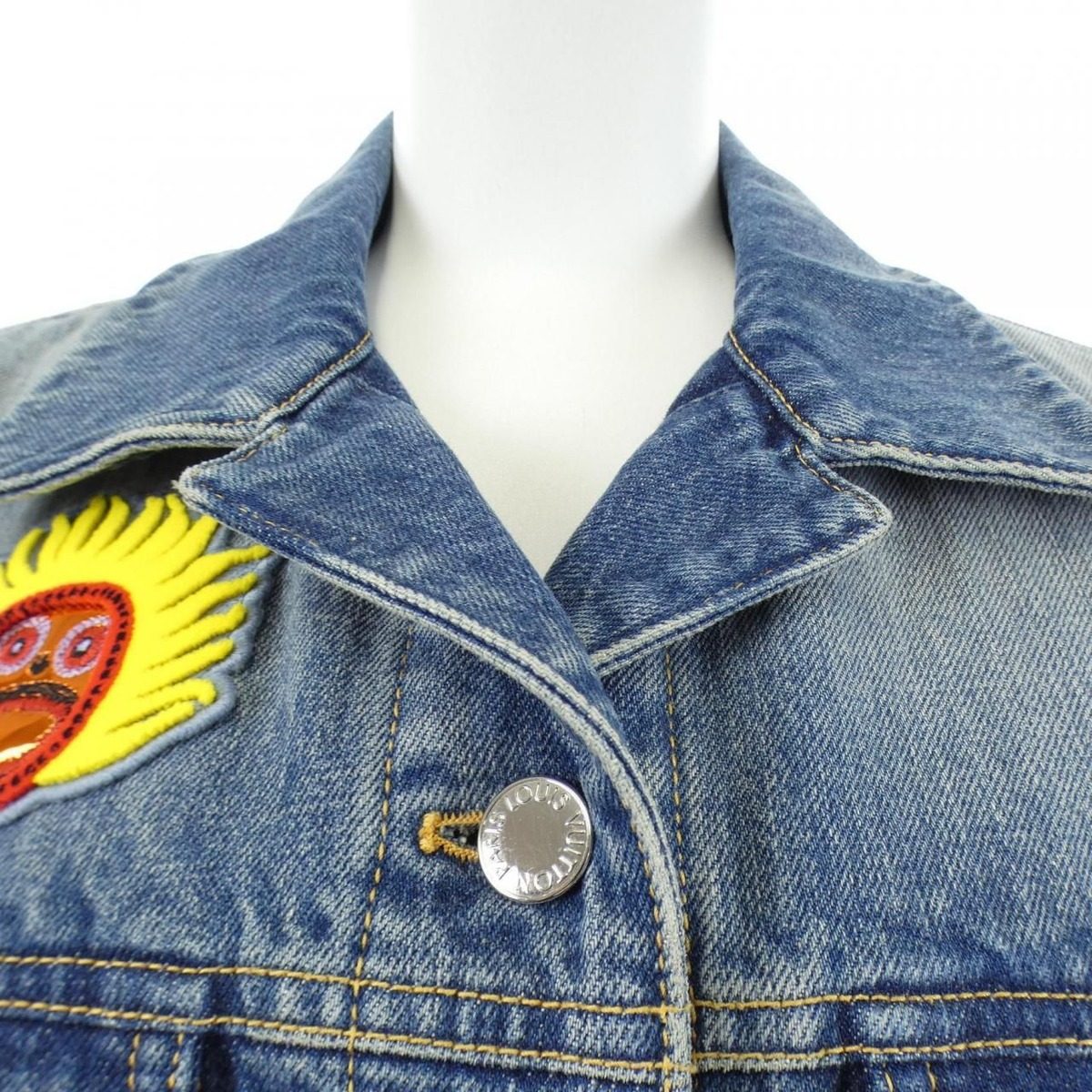 Louis Vuitton Yayoi Kusama Denim Jacket — view 6
