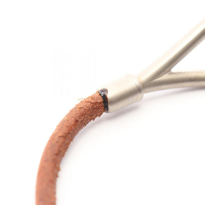 Hermes Bracelet Jumbo Stainless Steel Leather — view 6