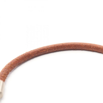 Hermes Bracelet Jumbo Stainless Steel Leather — view 7