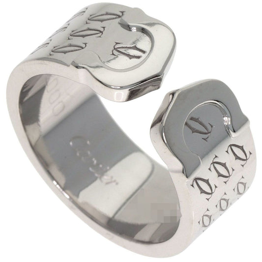 Cartier 2C Christmas Limited 51 Ring 18k White Gold