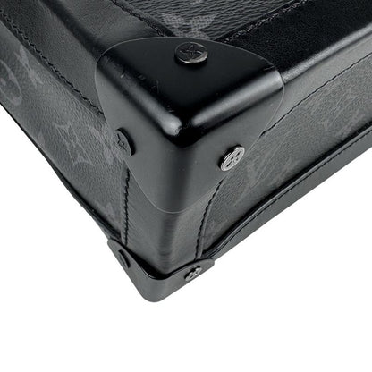 Louis Vuitton Crossbody Shoulder Bag Monogram Eclipse Soft Trunk M44730