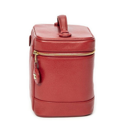 Chanel Red Caviar Leather A