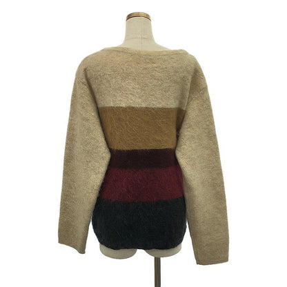 Bottega Veneta - Wool Mohair Crewneck Over-knit Sweater - 38 - Multicolor -