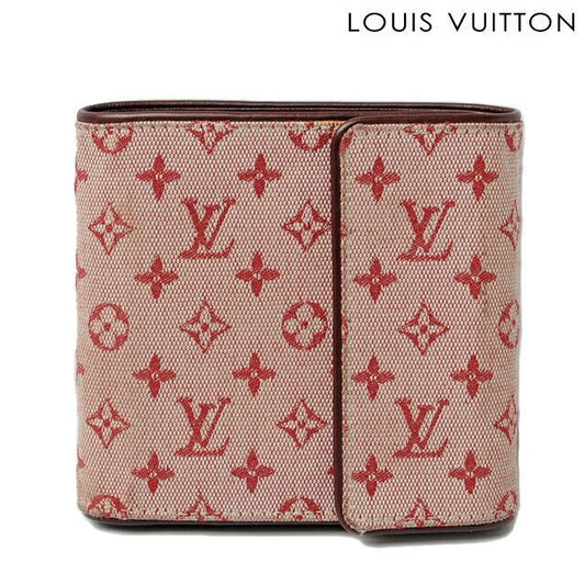 Louis Vuitton Foldable Wallet Porte Vieux Carte Cles Di Monet Monogram Mini