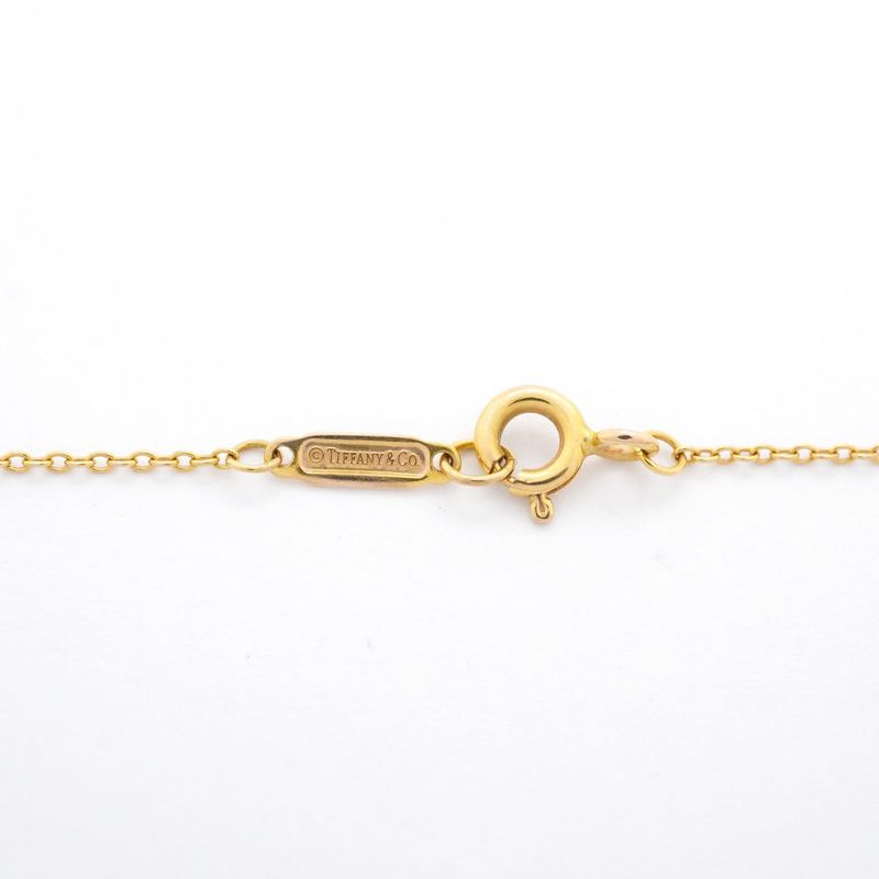 Tiffany & Co Necklace Heart Lock 3PD 18K Pink Gold Pink Gold With Diamonds