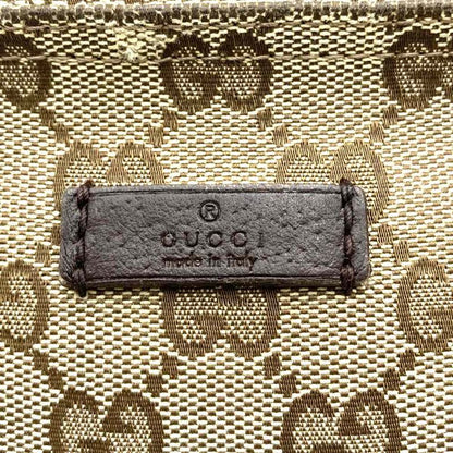 Gucci 256100 Crossbody Shoulder Bag Brown GG Canvas Sherry Line Ladies Fashion
