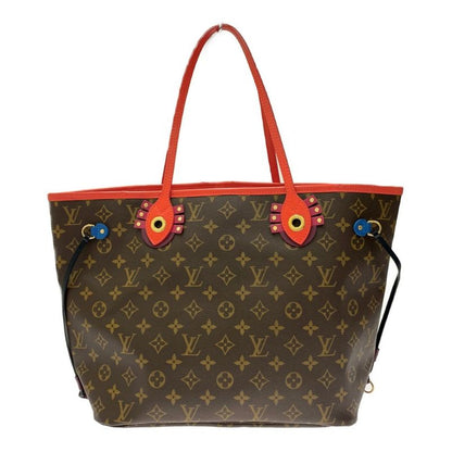 Louis Vuitton M41663 Monogram PVC Neverfull MM Totem Brown 365183 Shoulder Bag