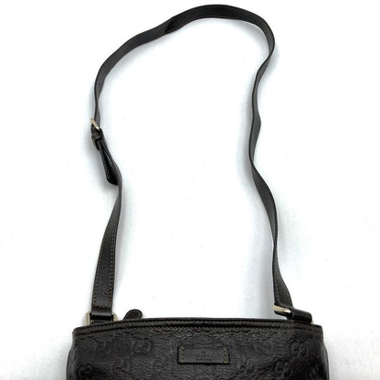 Gucci 201538 Shoulder Bag Guccissima Light Shape Small Leather Brown Crossbody