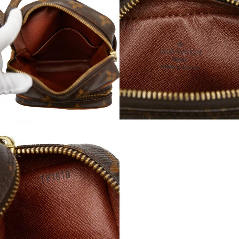 Louis Vuitton Monogram Amazon Crossbody Shoulder Bag M45236 Brown PVC Leather