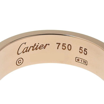 Cartier Love Ring Classic Model 18K Pink Gold 750 Pink Gold #55 Equivalent To