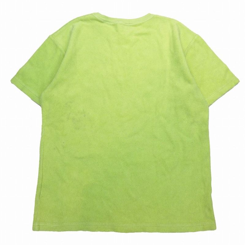 Dior Homme Dior Homme 23ss Brand Logo Pile Short Sleeve T-Shirt Top Yellow Size