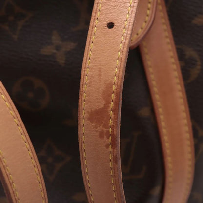 Louis Vuitton Monogram Bucket GM M42236 Leather Tote Bag Shoulder Hand A4 Brown