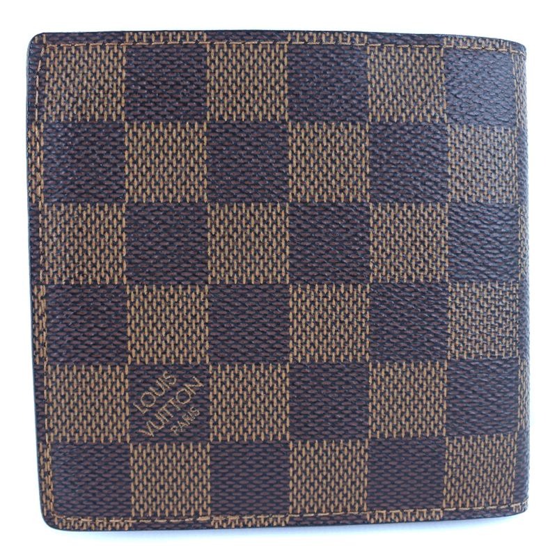 Louis Vuitton Portefeuille Marco Damier Canvas Brown Ca0089