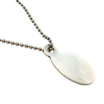 Tiffany & Co Necklace Return to Ball Chain Oval Silver — view 2