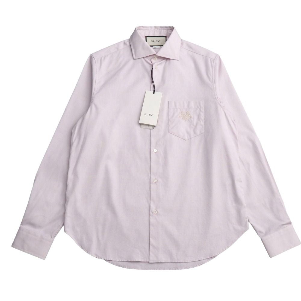 Gucci Long Sleeve Shirt 15 GG Logo Cotton