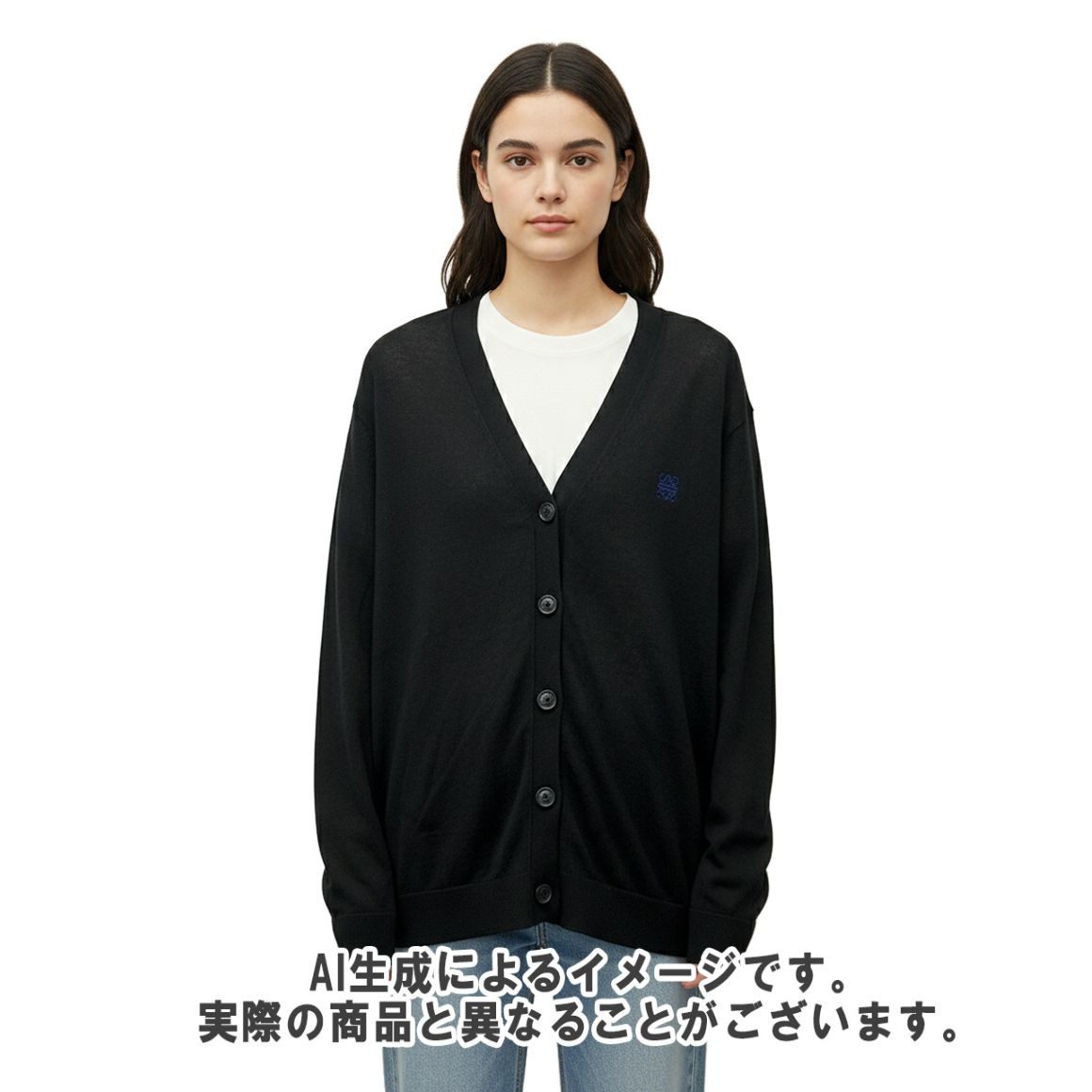 Loewe Long Sleeve Cardigan Anagram — view 7