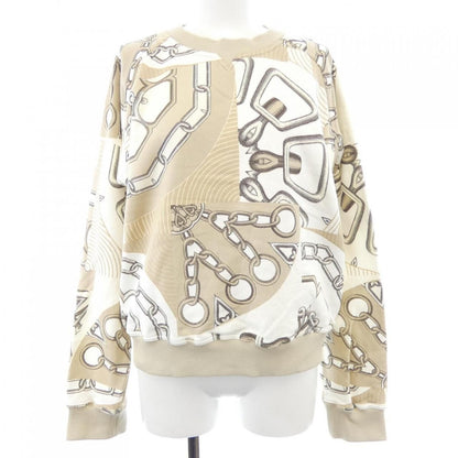 Hermes Kaleidoscope Effect Sweatshirt White Beige