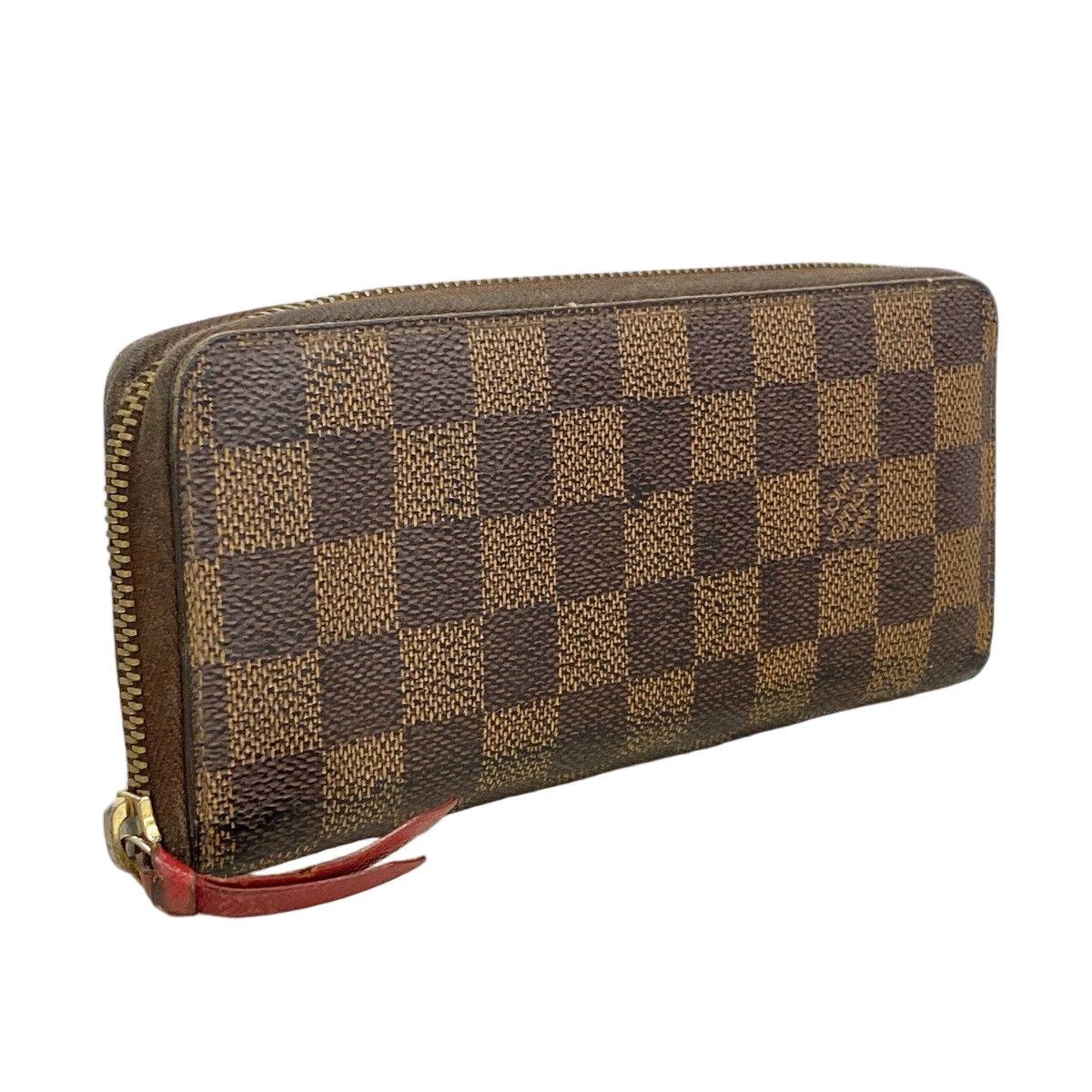 Louis Vuitton Wallet Damier Portefeuille Clemence Brown Cerise — view 2
