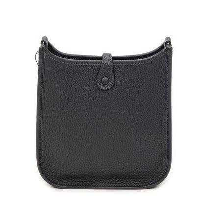 Hermes Evelyne Bull Nuit Clemence Leather Handbag — view 5