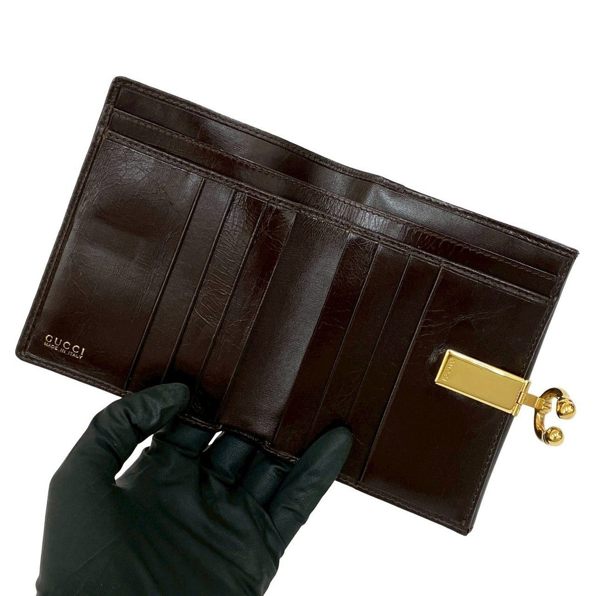 Gucci Vintage Horse Shoe Calf Leather — view 7