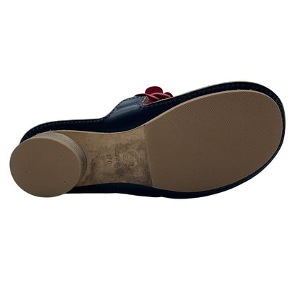 Chanel Camellia Design Sandals Red 37