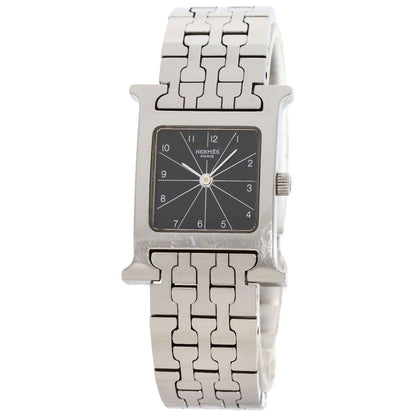 Hermes Watch SS Black