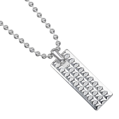 Tiffany & Co Square Studs Silver 925 Ladies 16.7g Necklace