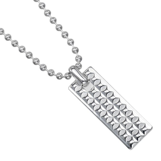 Tiffany & Co Square Studs Silver 925 Ladies 16.7g Necklace