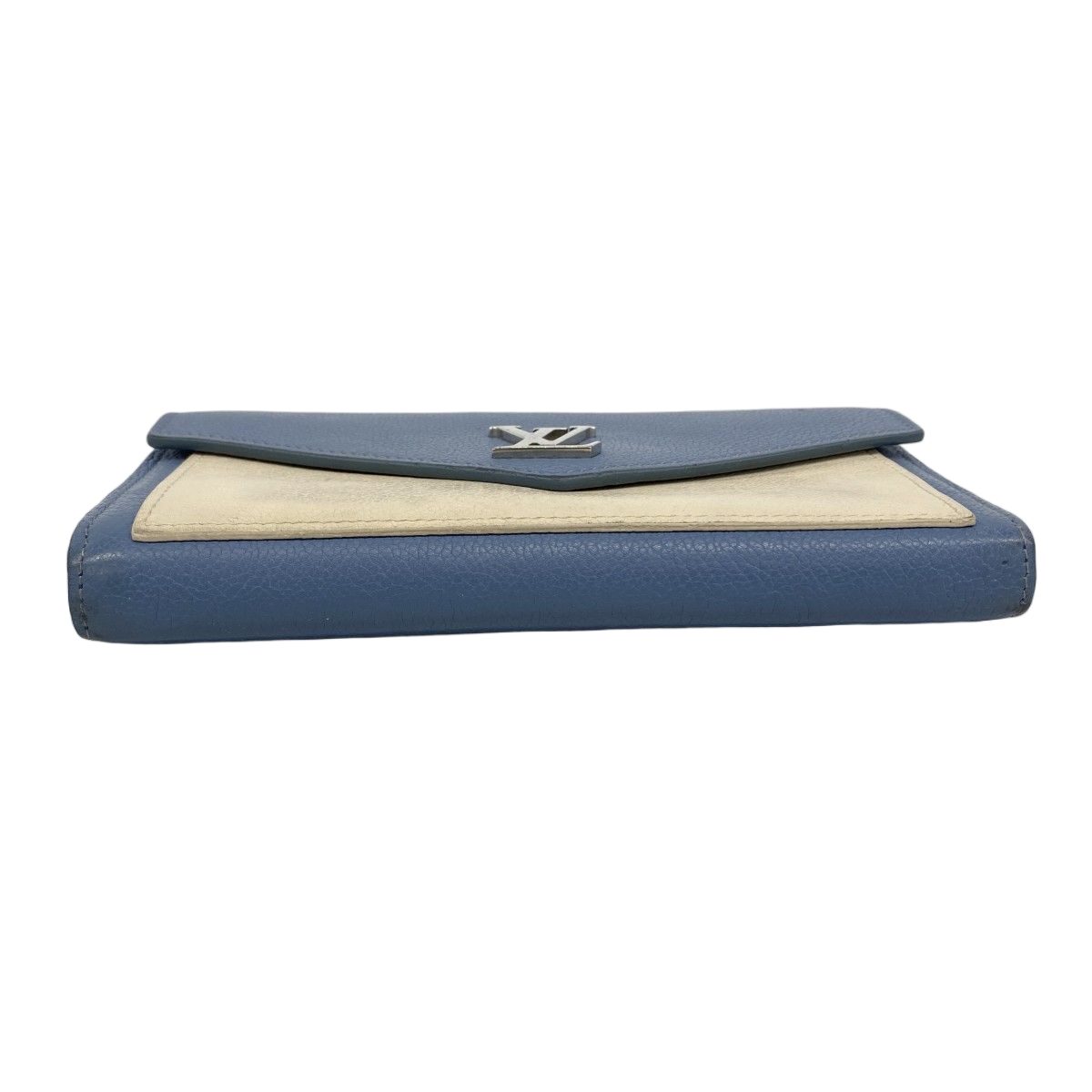 Louis Vuitton Wallet Portefeuille My Lockme Blue Jean — view 2