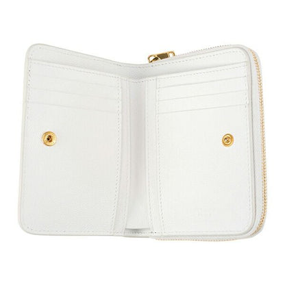 Saint Laurent Bifold Compact Wallet White/multi