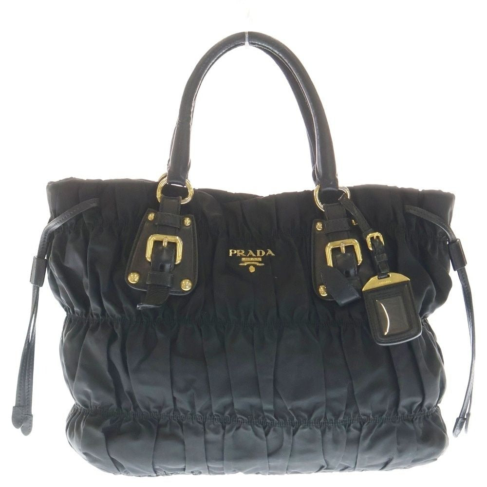 Prada Nylon Hand Bag Black