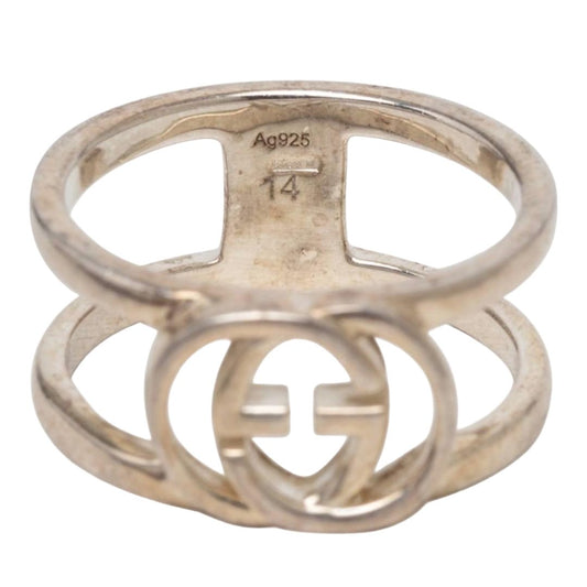 Gucci Interlocking G Ring Silver