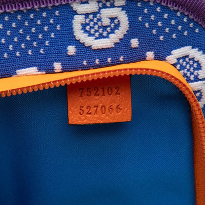 Gucci GG Nylon Belt Bag Body Bag Waist Bag 752102 Blue Purple Orange Nylon