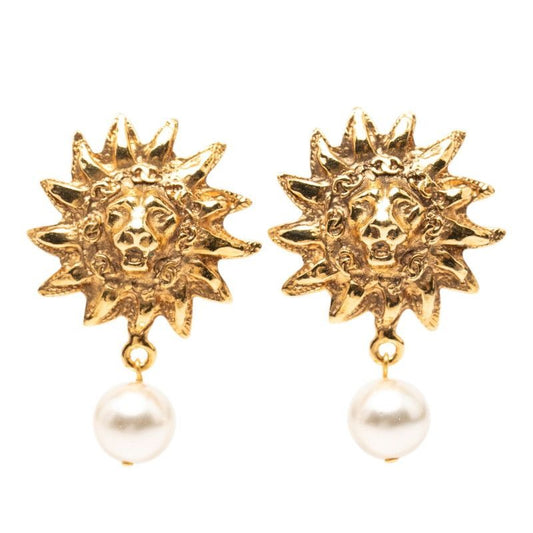 Chanel Lion Motif Gold Plated
