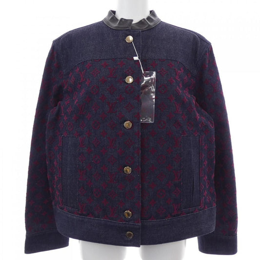 Louis Vuitton Flocked Monogram Denim Jacket