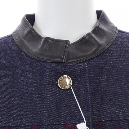 Louis Vuitton Flocked Monogram Denim Jacket — view 6