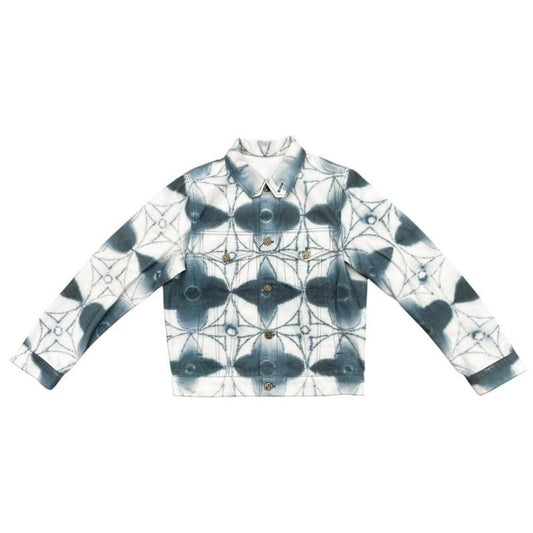 Louis Vuitton Jacket Shibori Printed Rm231 X67 Hoa90 W 44 Size Monogram Em4838