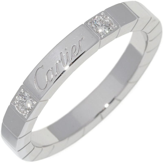 Cartier Ring 18K White Gold Diamond 2P Raniere Ring B40757