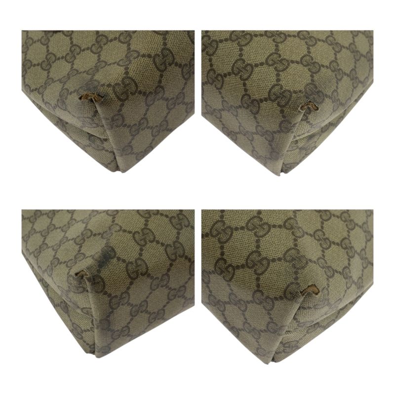 Gucci Vintage Old Gucci Sherry Line Beige Vgg Supreme Canvas 39 02 003 Tote Bag