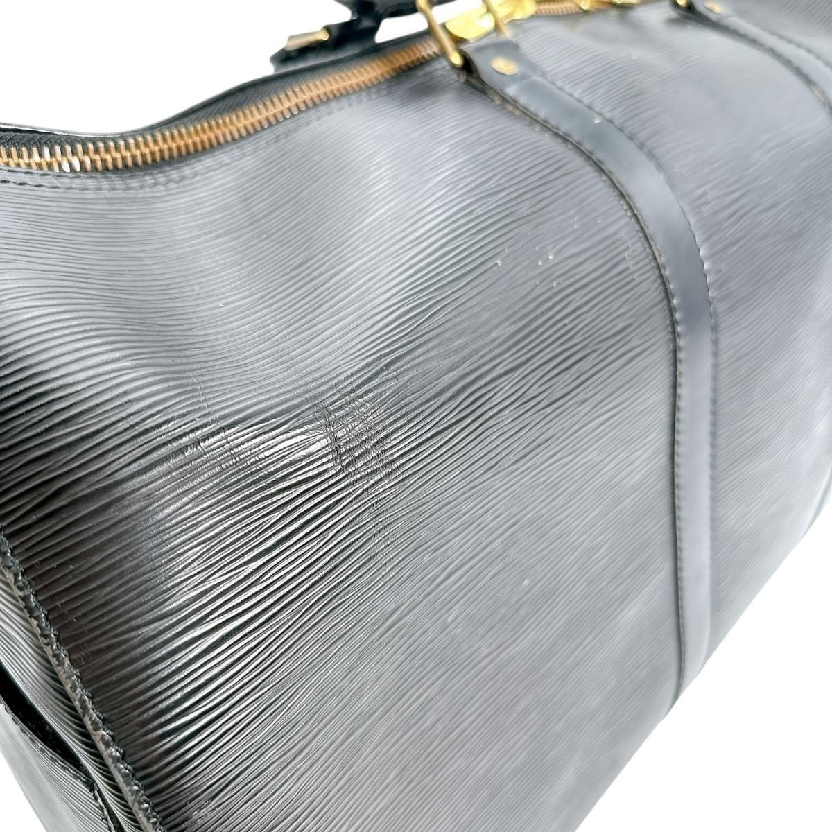 Louis Vuitton Epi Travel Bag Keepall 50 Boston Black