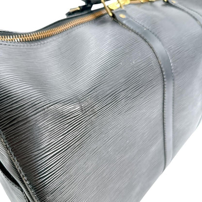 Louis Vuitton Epi Travel Bag Keepall 50 Boston Black
