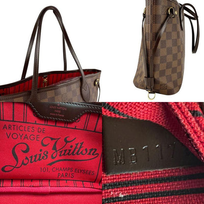 Louis Vuitton Damier Neverfull PM Tote Bag