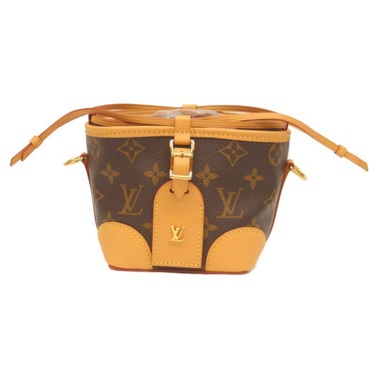 Louis Vuitton M57099 Monogram Noe Purses Shoulder Bag Brown Ladies