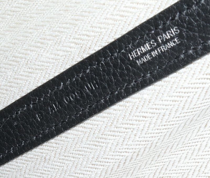 Hermes Tote Handbag Garden Party 30 TPM Negonda Black Silver Hardware