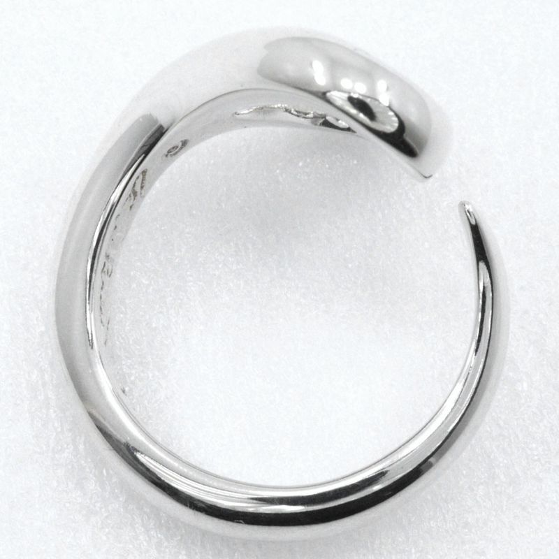 Tiffany & Co Open Heart Elsa Peretti Silver 925 Size 10 Ladies 5g Ring