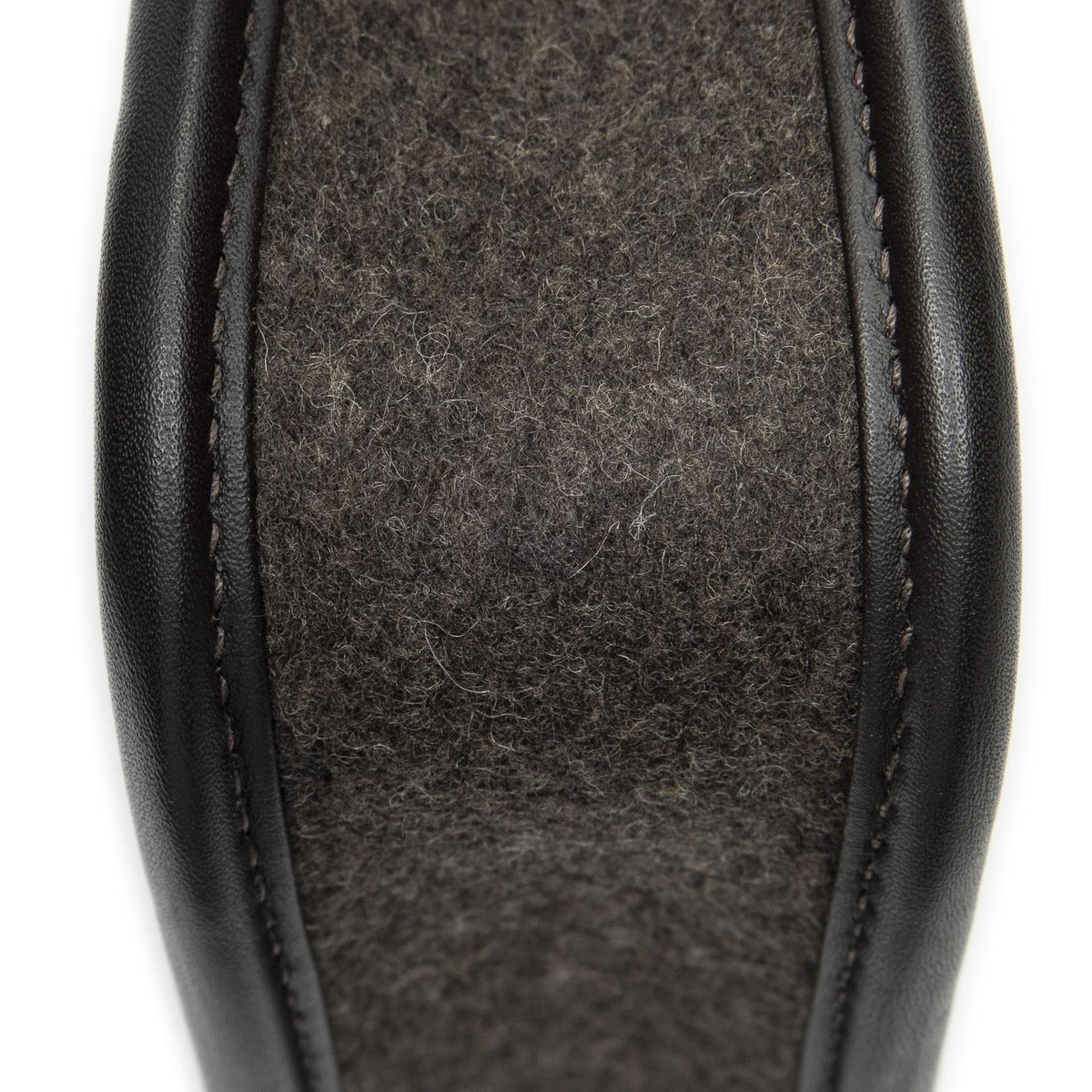 Hermes Evelynda Brown Felt Canvas Dark — view 7
