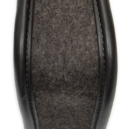 Hermes Evelynda Brown Felt Canvas Dark — view 8