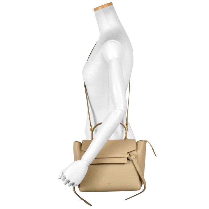 Celine Belt Bag Micro 2-way Handbag Beige
